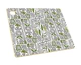 Epicurean Designer Series Veggie Illustration 14 by 11-Inch Cutting Board, Natural
