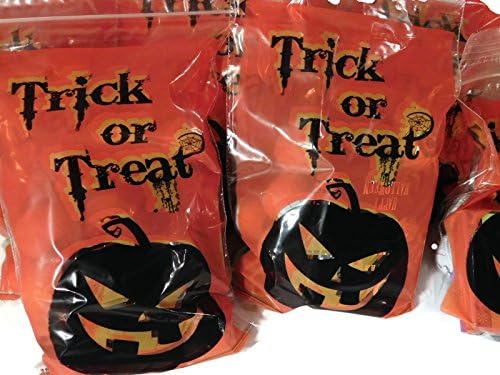 Happy Halloween Jack-o'-Lantern Pre-Filled Favor Bags! Perfect For Classroom Gift Exchange, Halloween Party Favors &amp; Trick Or Treat Goodies! Bundle of 30: Teal Pumpkin