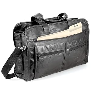 Black Leather Briefcase