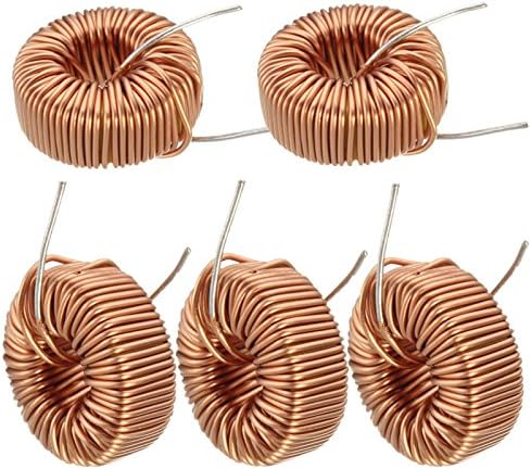 UCTOP 10pcs Toroid Core Inductor Wire Wind Wound For DIY--220uH 3A