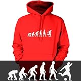 Evolution of Man - Unisex Football Hoodie / Hooded Top - Dressdown - 6 colours