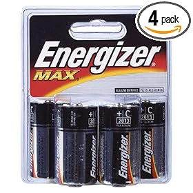 Eveready #E93BP-4 EVER 4PK C Alkaline Battery