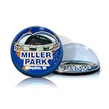 MLB Milwaukee Brewers Crystal Magnet with Stadium Image