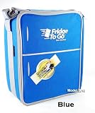 The Fridge-to-go 12-can Freezer Lunch Bag Holds a Large Amount of Food and Drinks. Featuring an Adjustable Strap with Shoulder Pad, This Cooler Bag Is Great for Travel Stays Cool for 12 Hours Color Blue Model 5010