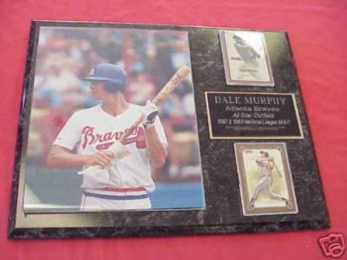 Braves Dale Murphy 2 Card Collector Plaque