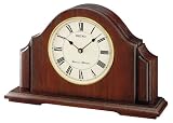 Seiko Mantel Chime with Pendulum Brown Wooden Case #QXJ015BLH