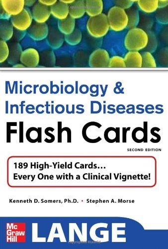 Lange Microbiology and Infectious Diseases Flash Cards, Second Edition (LANGE FlashCards)