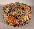 Barefoot Yoga Retro Pattern Tall Zafu Cushion