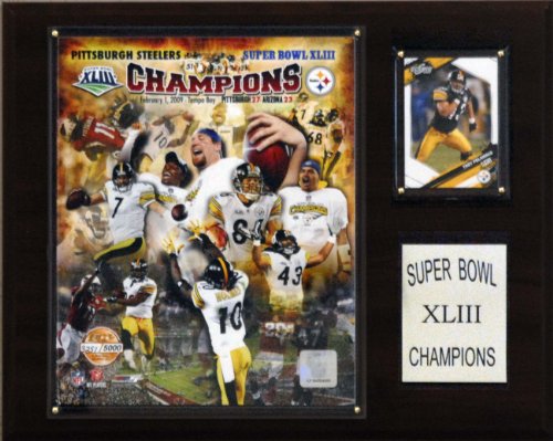 NFL Steelers Super Bowl XLIII Limited Edition Champions Plaque