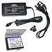 HQRP Kit: Battery and AC Power Adapter compatible with Sony Cyber-shot DSC-T33, DSCT33, Cybershot DSC-M1, DSCM1 Digital Camera plus Euro Adapter