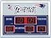 New England Patriots LED Scoreboard Clock
