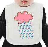Lovely Cloud ネクタイを有する有機ビブ Medium