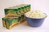 Certified Organic Gourmet Microwave Popcorn by Whole Alternatives - 1 Case of 12 Boxes - 3 Packs Per Box - 36 Packs Total - Butter Flavor - Certified Organic Pop Corn / Popping Korn - Perfect Vegetarian Healthy Snack Food