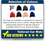Seat Toledo Tailored Car Mats (2004-) Black Premium Carpet (Mid Budget Range)