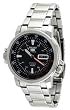 Seiko Mens SNZJ57 Stainless Steel Analog with Black Dial Watch