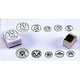 CENTER ENTERPRISES CE-104 STAMP SET COINS TAILS-5/PK