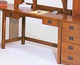 Solid Oak Drop Leaf Desk