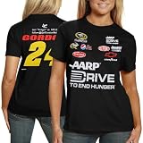 NASCAR Chase Authentics Jeff Gordon Ladies Sponsors T-Shirt - Black