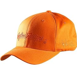 Troy Lee Designs Signature Youth Boys Flexfit Casual Wear Hat - Orange