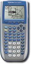 Texas Instruments Ti 84 Plus Silver Edition Graphing Calculator - Blue