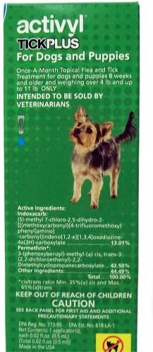 Activyl Plus [Single Dose] Flea Treatment for Dogs &amp; Puppies 4lbs and up to 11lbs Only!