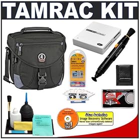 Tamrac 5502 Explorer 2 DSLR Camera Bag (Black) + Accessory Kit for Canon Rebel XSi, XS,... by Tamrac