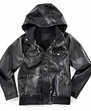 Guess Kids Jacket, Little Boys Faux Leather