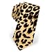 Boy's Leopard Print Silk Tie by Wild Ties in Tan/Taupe