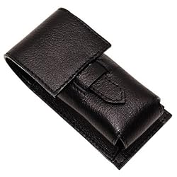 Genuine Leather Shaving Brush Protective/Travel Case