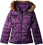 Rothschild Big Girls' Puffer Coat With Zip Pockets