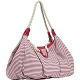 Straw Studios Large Double Handle Rope Shoulder Bag