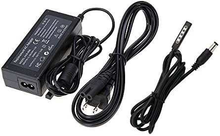 US Plug AC Adapter Power Supply Charger Cable 12V/3.6A (90-240V) + Mobile Power Bank Charging Cable Cord for Microsoft Surface Pro/Surface Pro 2 Windows 8 10.6 Tablet PC