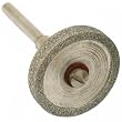 Diamond Coated Wheel Jewelers Lapidary Rotary Tool 7/8"