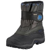 Merrell SNOWMOTION STRAP WTPF KIDS J81091, Unisex - Kinder Stiefel, grau, (dark grey )