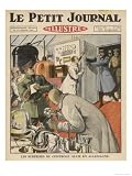 German Scientists are Discovered Making Poison Gas and Other Chemical Weapons Giclee Poster Print, 9x12