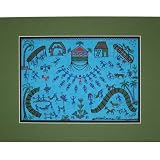 Tribal Arts from Warli Tribe of India 15 x 11.5 inches
