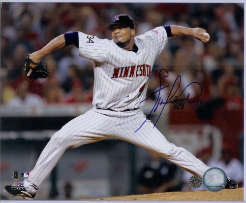 Autographed Francisco Liriano Minnesota Twins 8x10 Photograph