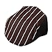 Fashion Cook Hats Hotel Cafe Breathable Mesh Chef Hats Waiter Hat Kitchen Cooking Chef Cap-Coffee Stripe