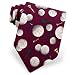 Men's Hard Day at the Office Silk Tie by Wild Ties in Burgundy