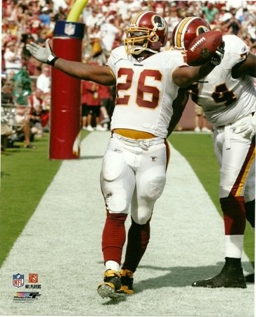 Clinton Portis Washington Redskins Touchdown 8x10 Photo