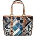 Coach Patchwork Gallery Shoulder Bag Tote 12217 Denim
