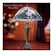 Thomas Kinkade Victorian Christmas Stained Glass Table Lamp: Unique Home Decor by The Bradford Editions