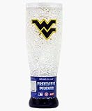 West Virginia Mountaineers Plastic Crystal Pilsners - Set of 2