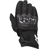 Alpinestars Thunder Men's Textile Road Race Motorcycle Gloves - Color: Black, Size: 2X-Large