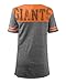 5th & Ocean MLB San Francisco Giants Oversized Top with Contrast Yoke and Split Henley