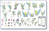 Brother Memory Card featuring Disney Tinker Bell embroidery designs