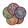 Vintage Drink Coasters Floral Design - Home Decor / Table Decor / Decor Accessory / Coffee Table Decor / Mug Coaster / Party Coaster / Decorative Coaster