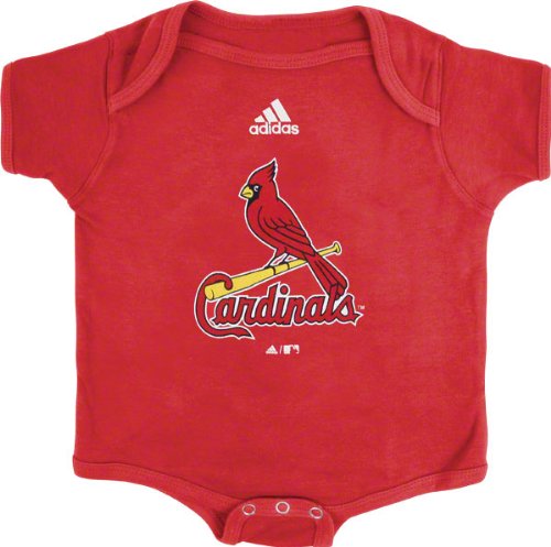 St. Louis Cardinals Red adidas Team Logo Newborn/Infant Creeper