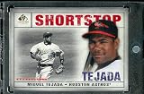 2008 SP Legendary Cuts # 43 Miguel Tejada ( Astros ) MLB Baseball Trading Card in a Protective Screw Down Display Case