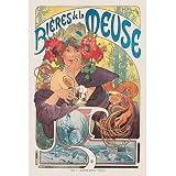 Alphonse Mucha (Bieres de la Meuse) Art Poster Print - 24x36